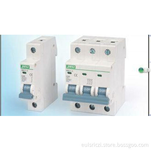 Adjustable 1A - 63A Mini Circuit Breaker For Short Circuit
